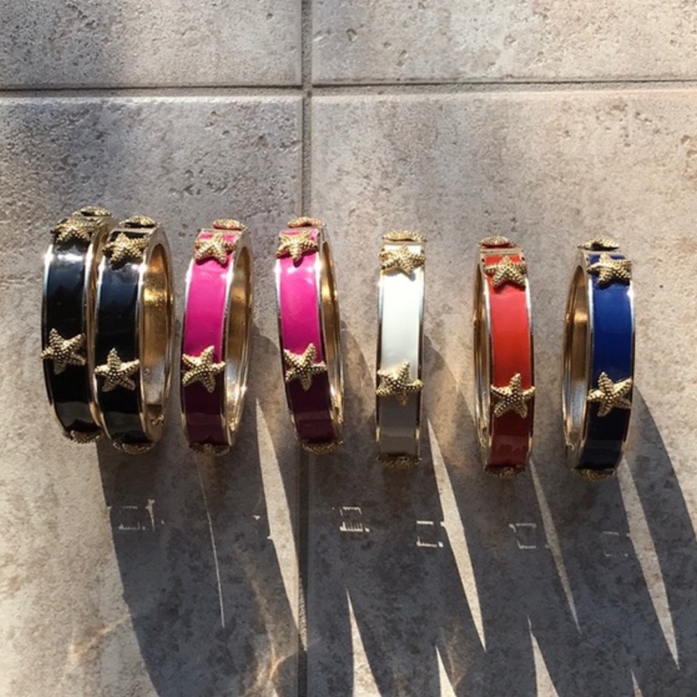Starfish Enamel Colored Bracelets